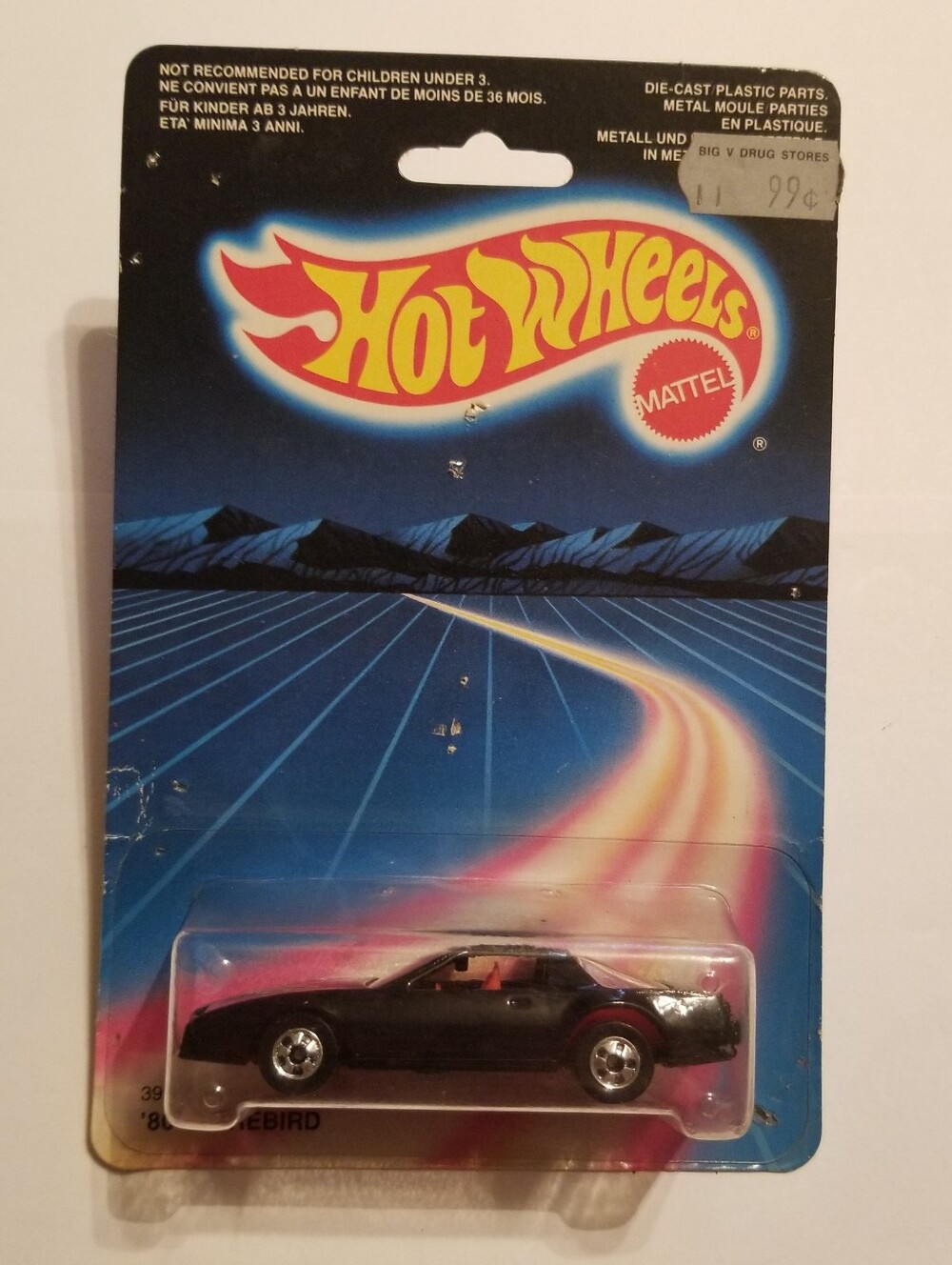 80s Firebird Hot Wheel Toy Car New